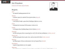 Tablet Screenshot of ericw.ca